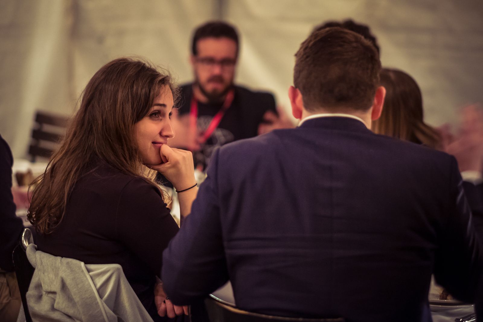 A speakers dinner at TNW NYC